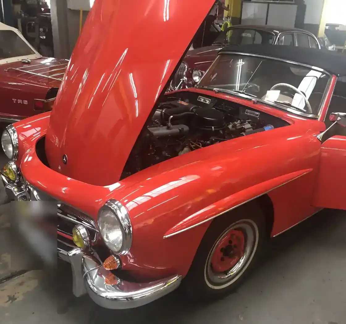 Mercedes-Benz 190 SL von der Seite